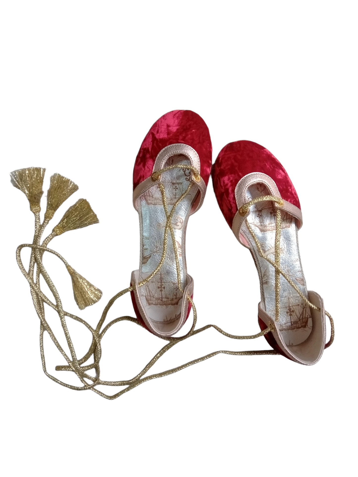 Ballerina with strings - Rosso