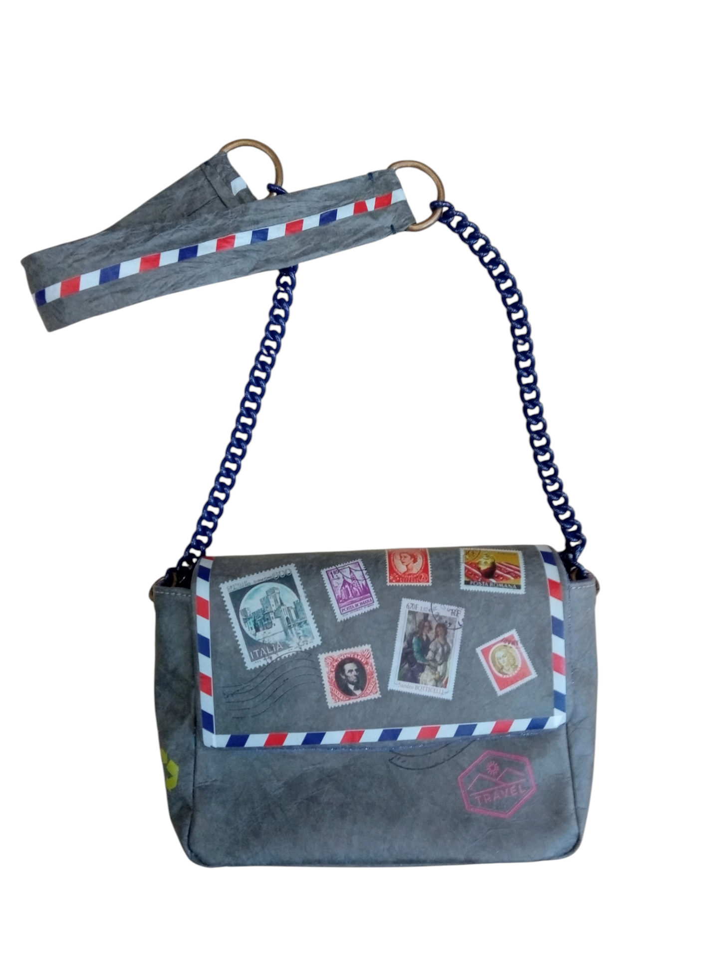 Dora Poste bag Grey