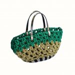 Small_basket_Lurex_thread_Crochet_with_handle_in_leather_bicolor_Black_Gold